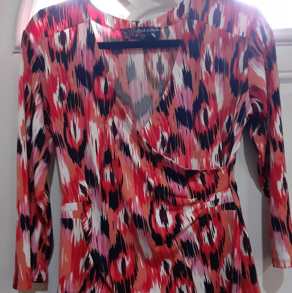 Cross front blouse